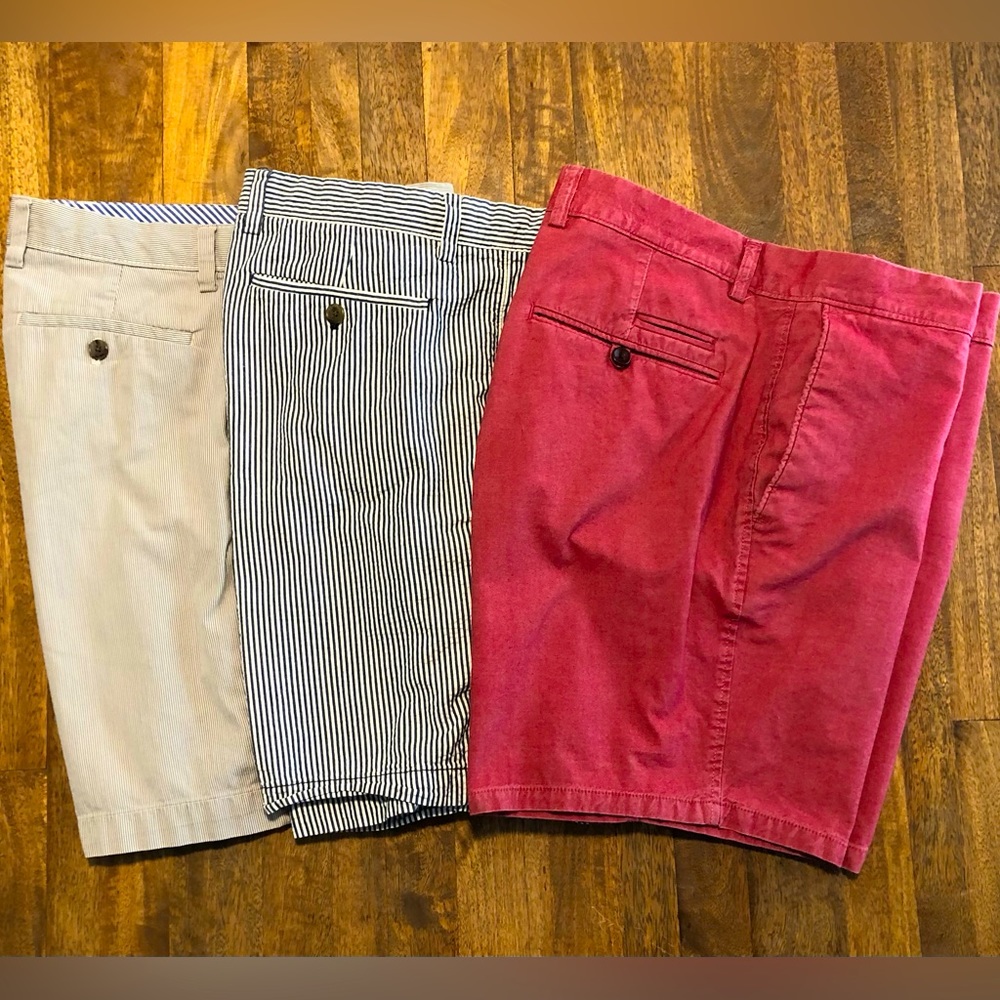 Three pairs of Banana Republic Shorts